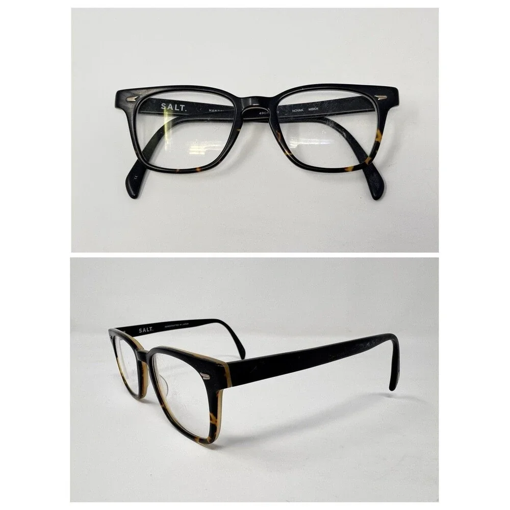 SALT Novak Eyeglass Frames Only 49-19-149 MBKH Handcrafted Japan Made Authentic
